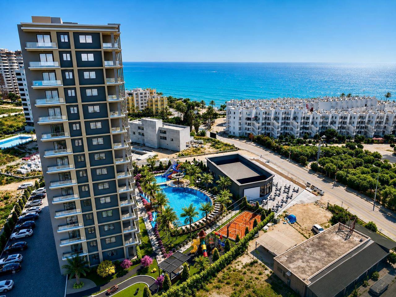 Квартира 1+1 біля моря в Мерсіні (Чешмелі), Туреччина