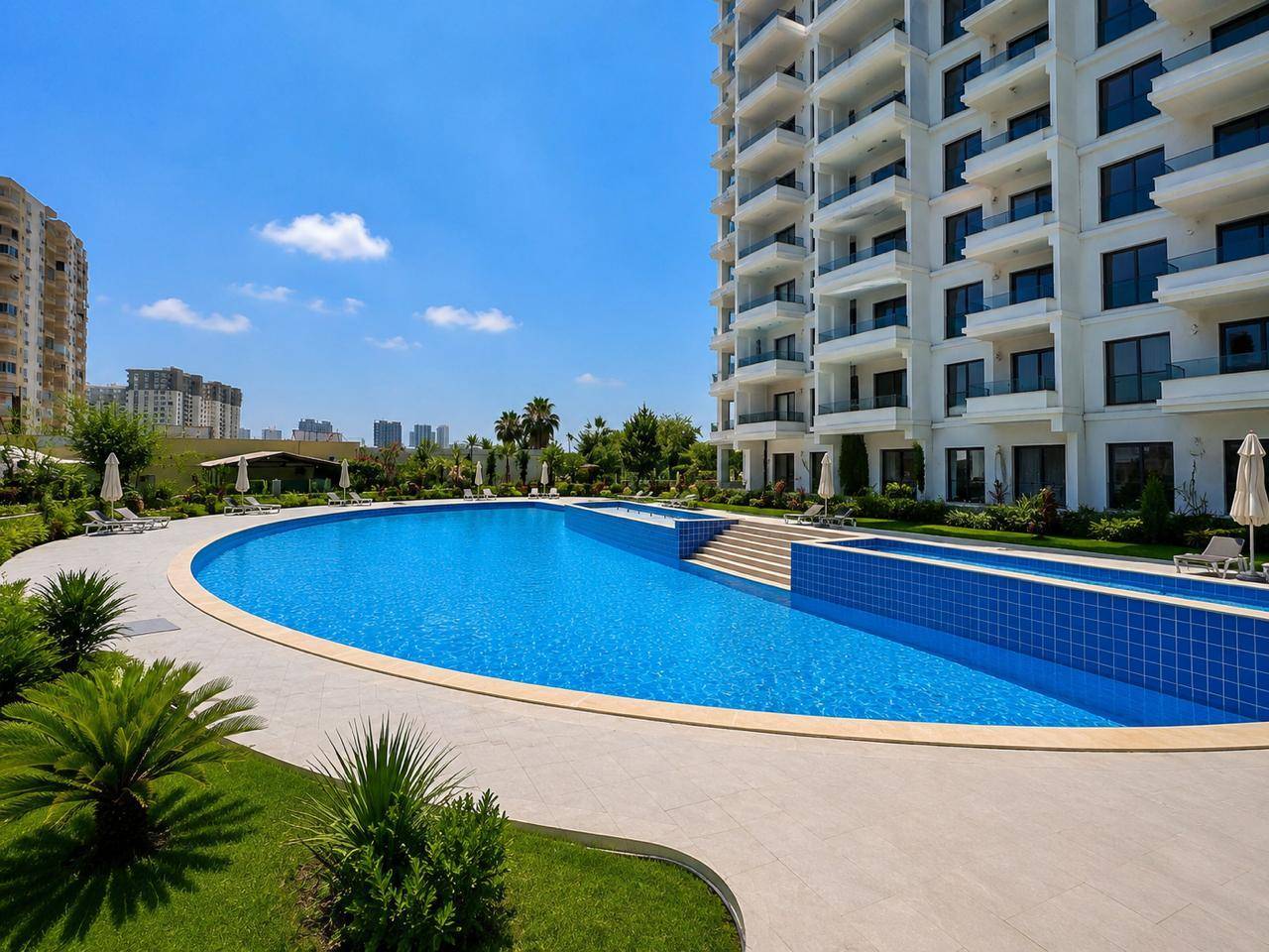 Квартира 1+1 біля моря в Мерсіні (Чешмелі), Туреччина